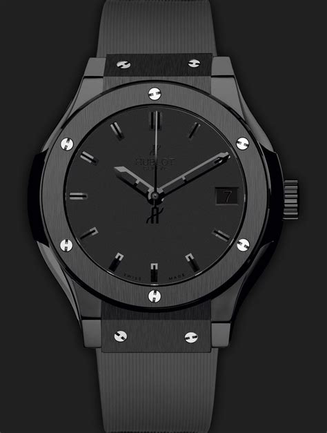 hublot watch all black|hublot all black watch.